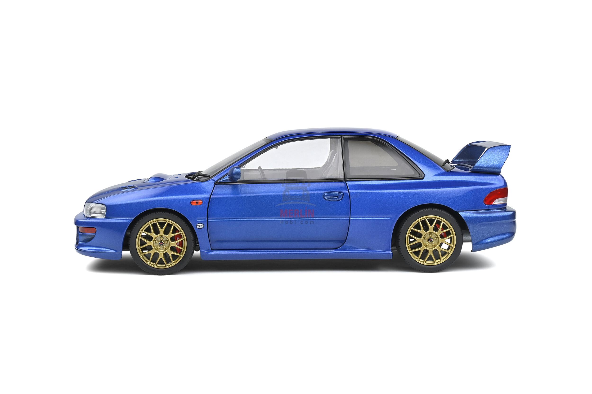 1/18 -SUBARU IMPREZA 22B – SONIC BLUE – 1998- Solido