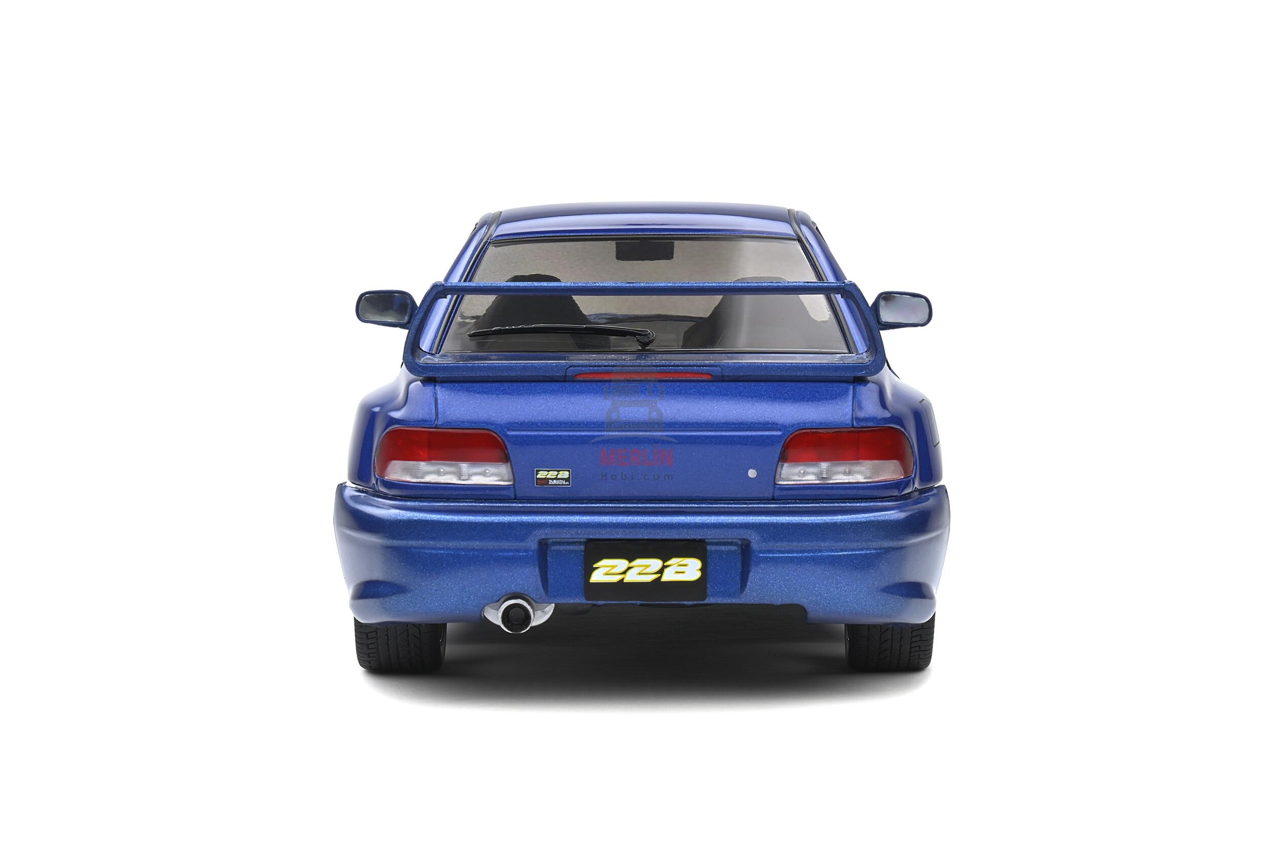 1/18 -SUBARU IMPREZA 22B – SONIC BLUE – 1998- Solido