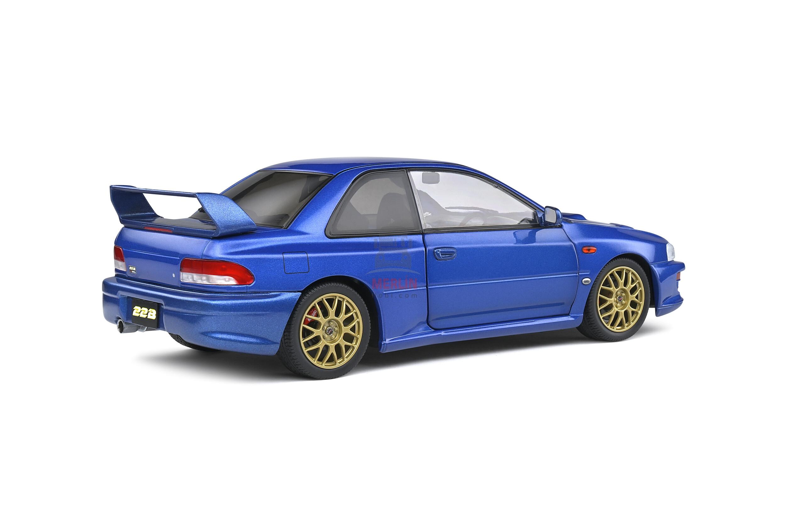 1/18 -SUBARU IMPREZA 22B – SONIC BLUE – 1998- Solido