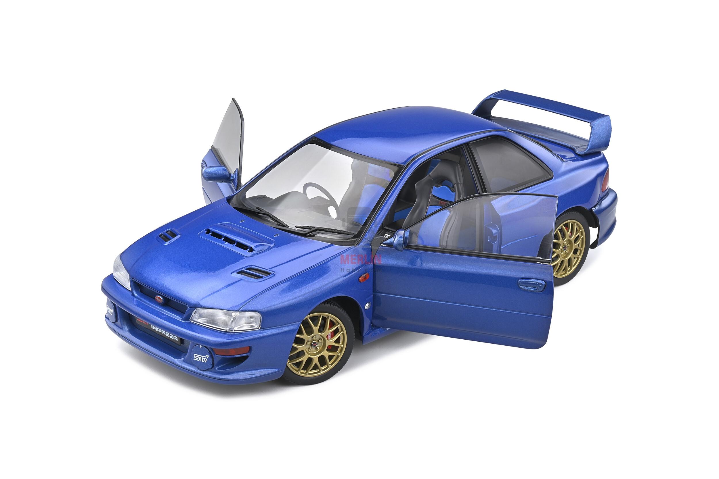 1/18 -SUBARU IMPREZA 22B – SONIC BLUE – 1998- Solido