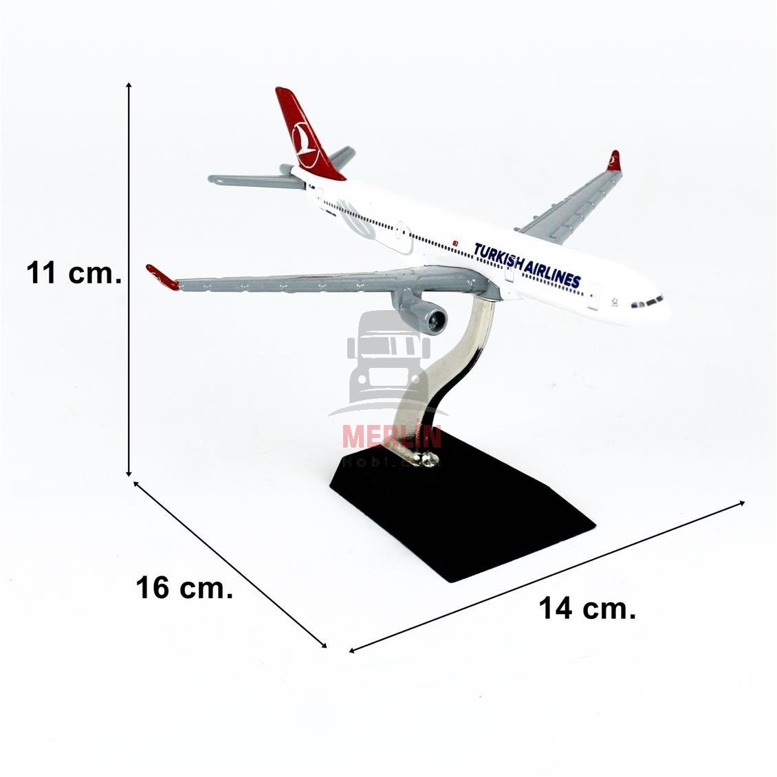 1/400 ÖLÇEK, TURKİSH AİRLİNES LOGOLU BOEİNG B737-800 YOLCU UÇAĞI